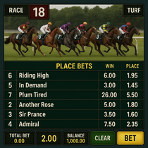 LiraSpin - Racing Betting - In-Play and Pre-Match Odds